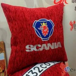 Подушка с логотипом SCANIA